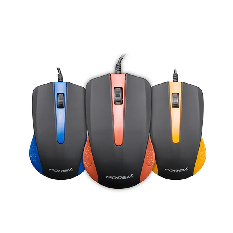 Newest Mini FV S3 Cute Wired Mouse USB 2.0 Pro Office Mouse Optical