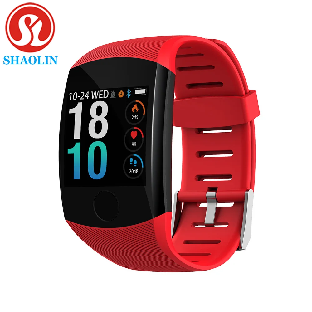 

Q11 Smart Watch Waterproof Fitness Bracelet Big Touch Screen OLED Message Heart Rate Time Smartband Activity Tracker Wristband