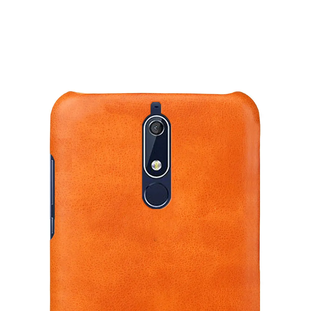For Nokia 5.1 Case 6 Colors Available Phone Cases For Nokia 5.1 Black Brown Leather Case For Nokia5.1 Back Covers Coque DropShip (2)