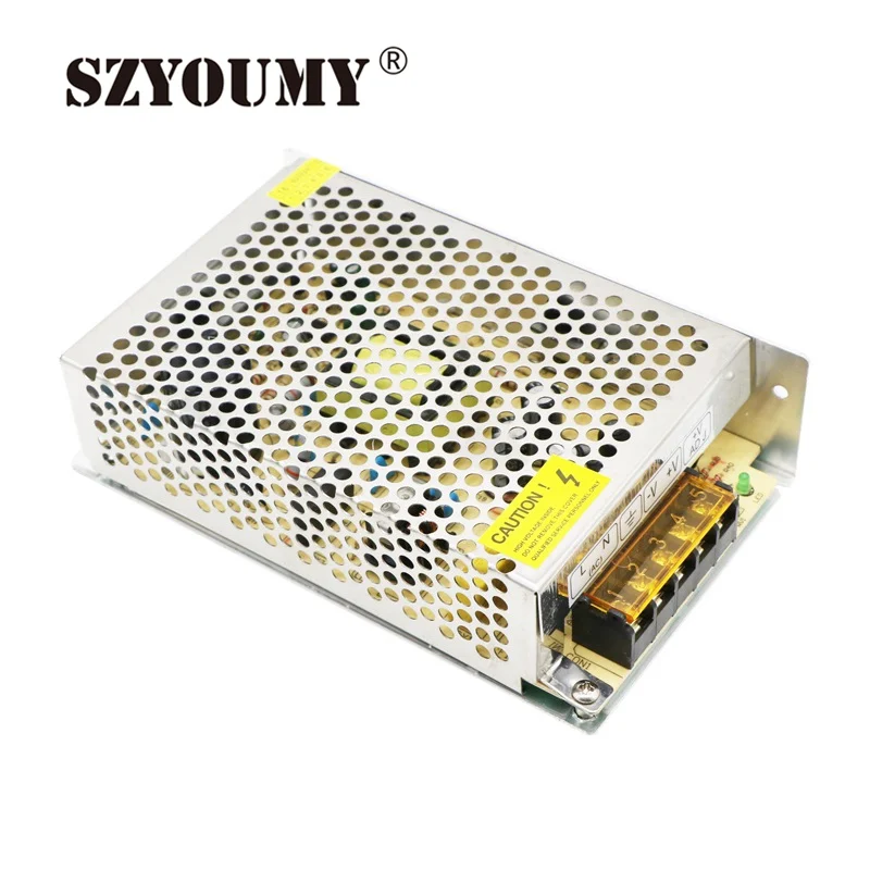 

SZYOUMY Non-waterproof Indoor Metal Switching Power Supply Output 12V 5A 60W Small Mini Size AC DC Converter 10pcs