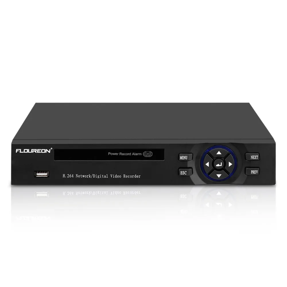 Камера видеонаблюдения FLOUREON 4CH 1080N 5 в 1 HDMI AHD TVI DVR 4 шт. 1500TVL инфракрасная камера
