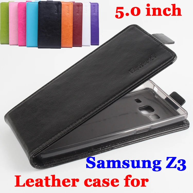 9 Color For Samsung Z3 Cover Luxury Leather Vertical Flip Covers