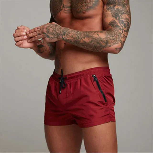 US $6.37 2020 New Mens Sexy Swimsuit Shorts Man Swimwear Men Briefs Swimming sunga Beach Shorts Swim Trunks 