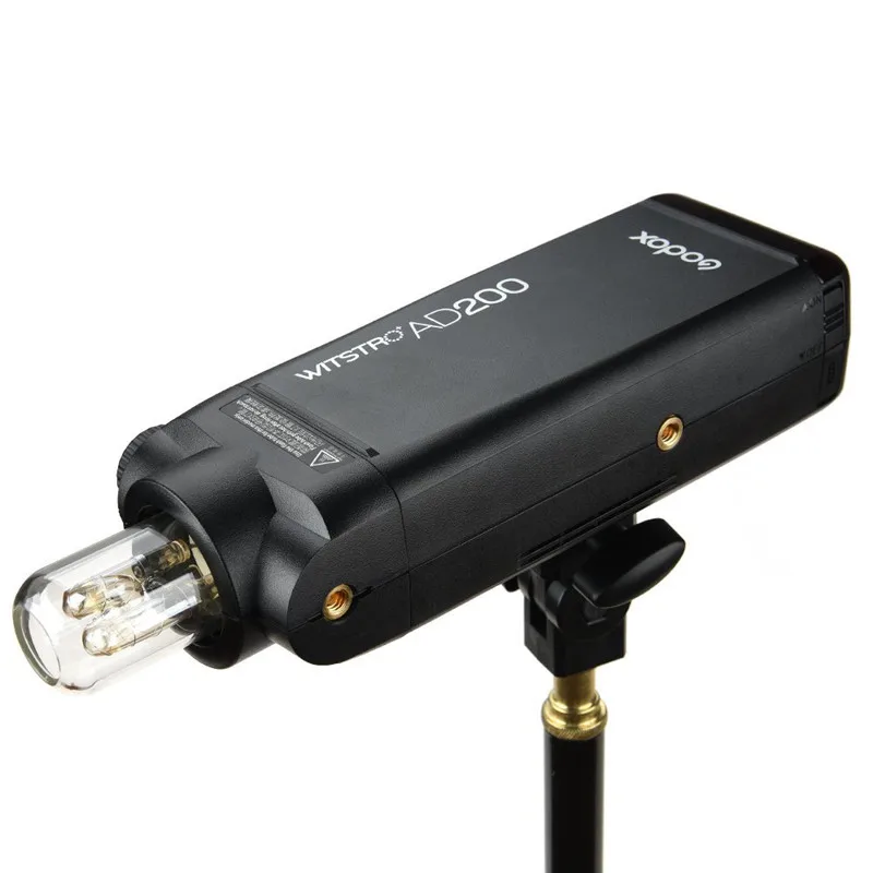 Карманная вспысветильник GODOX AD200 TTL 2 4G HSS 1/8000s с двойной головкой Вт со вспышкой +