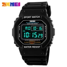 SKMEI Brand New Arrivals Luxury LED Sports Military Men’s Wristwatches 50m Waterproof Digital Casual Watch