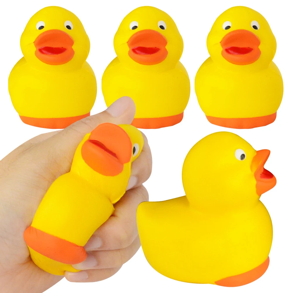 Оптовая Продажа Милая желтая утка сжимаемая Игрушка снятие стресса отскок утка игрушка для детей для ванной игрушка для взрослых
