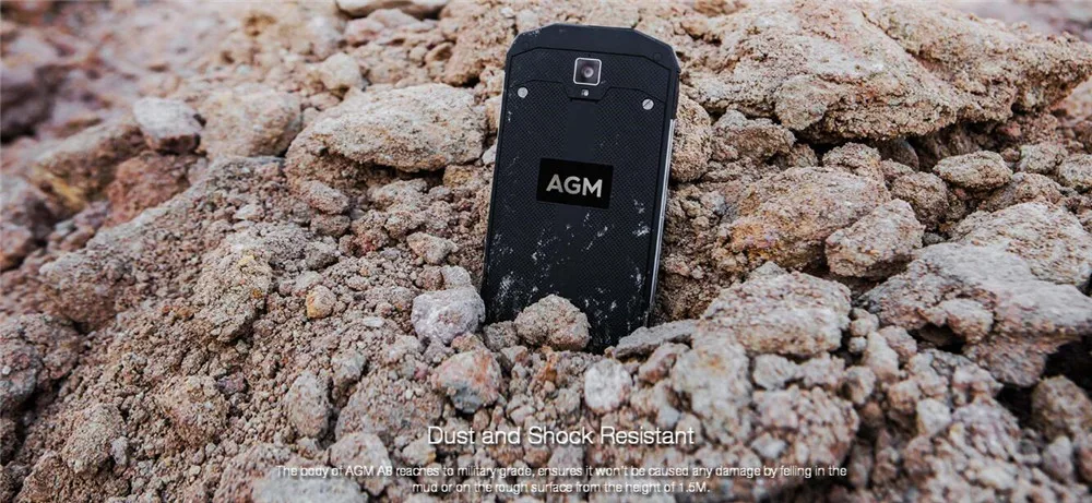 AGM A8 EU 5,0 ''HD IP68 4050 мАч 4G смартфон 4 Гб+ 64 Гб Водонепроницаемый Android 7,0 MSM8916 четырехъядерный мобильный телефон 13 МП NFC