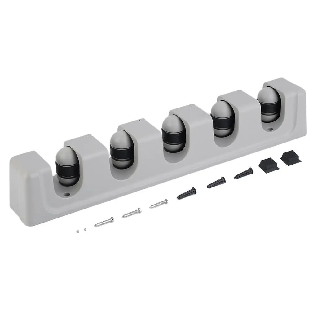 

Multiple Function 5 Wall Mounted Mop Broom Organizer Holder Hanger Kitchen Home Storage Tool Free Shipping