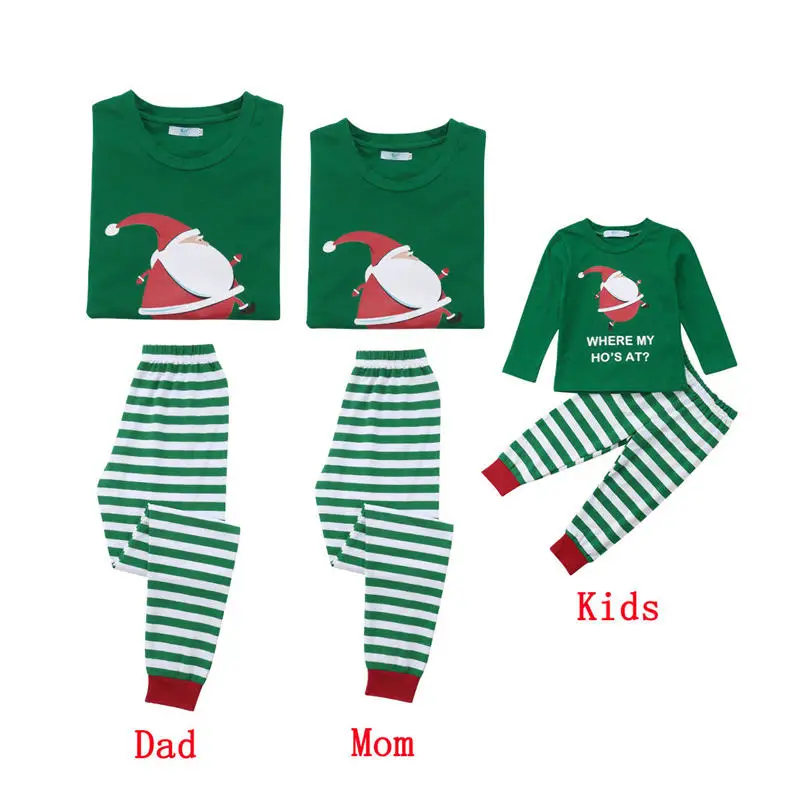 Рождественские пижамы для всей семьи, комплект одинаковой одежды Рождественская одежда для сна с изображением Санта-Клауса для женщин, мужчин, взрослых и детей милая Домашняя одежда, ночная рубашка для вечеринки