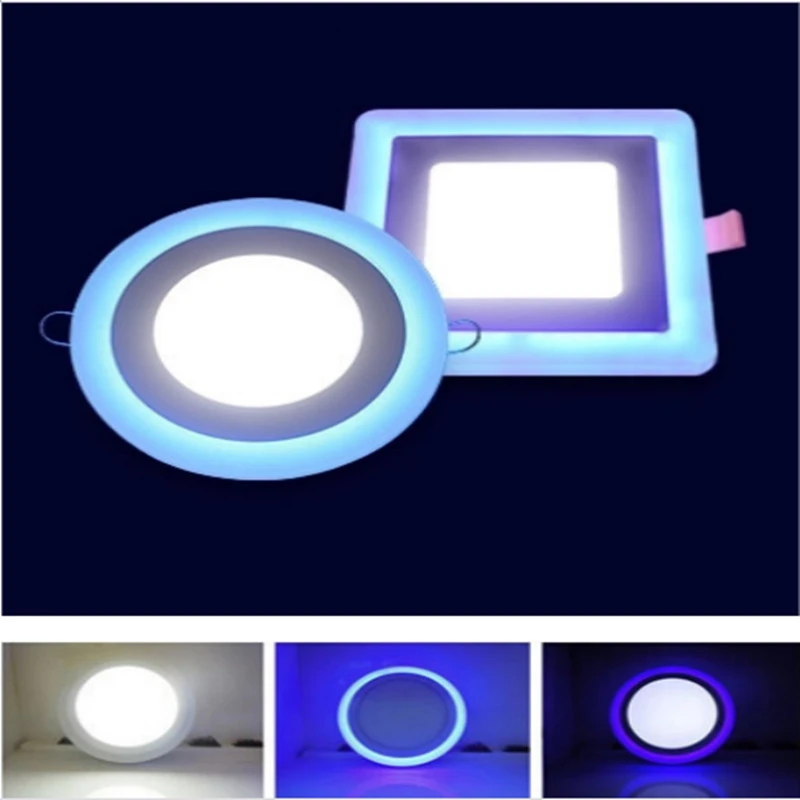 Panel RGB LED regulable lámpara empotrada lámpara de techo lámpara empotrada punto lámpara de baño