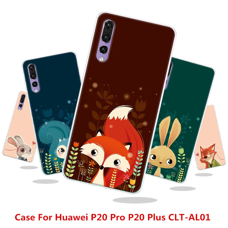 Case For Huawei P20 Pro Plus CLT-AL01 18 Colors High-quality Silicone Shiny Jelly Back Cover Case!RedFox Case! |