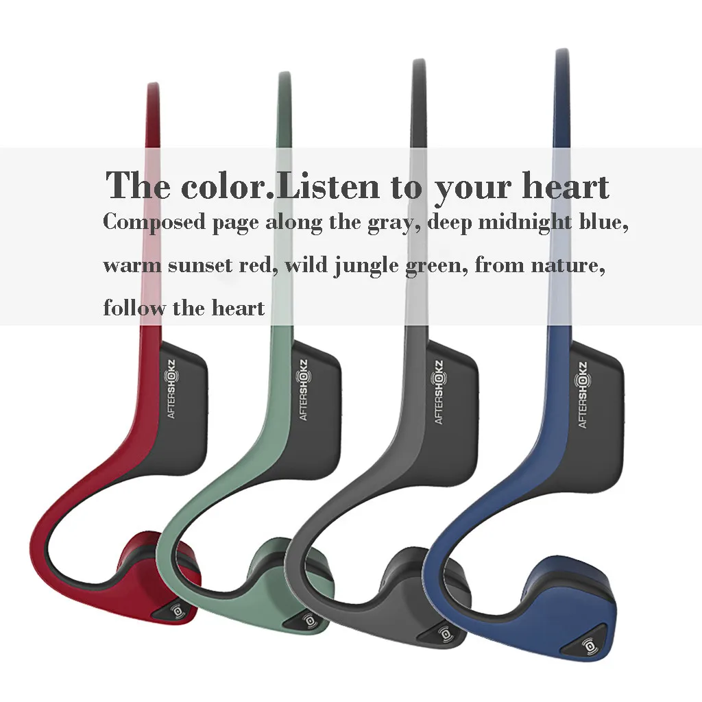 

wearable devices Aftershokz AS650SG-BR Trekz Air Open-Ear Wireless Bone Conduction Headphones