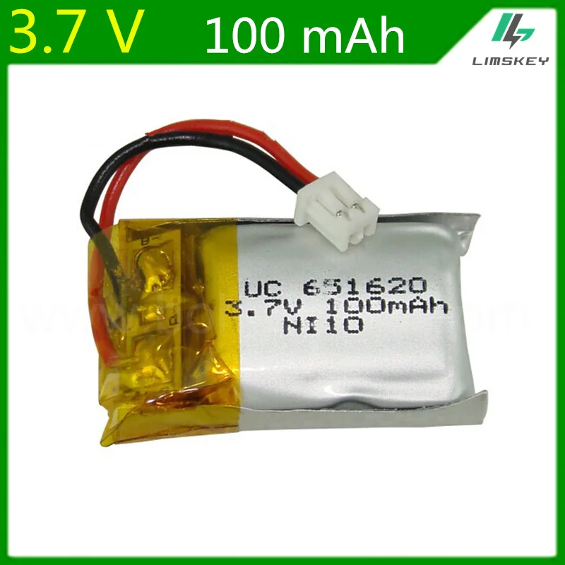 1S 3,7 V 100mAh Lipo батарея для Cheerson CX10 CX-10 CX-10A RC Quadcopter запасные части 3,7 V 100mAh Li-po батарея 1,25 мм разъем 1 шт