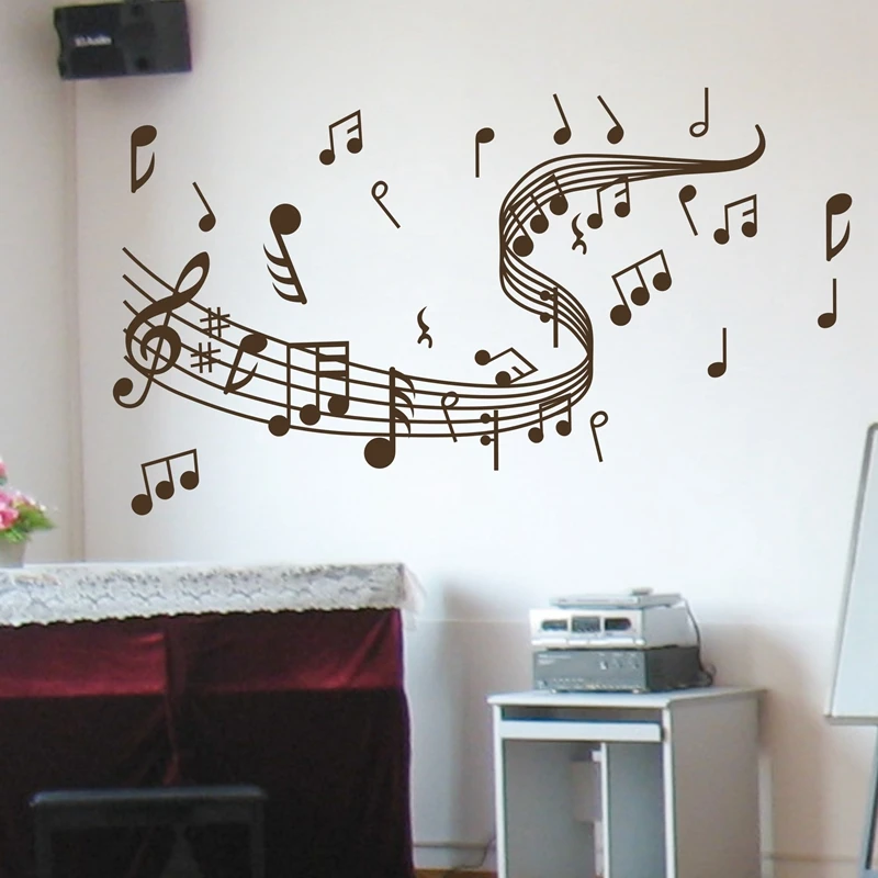 amazon hot selling large size Music Note Wall Decals