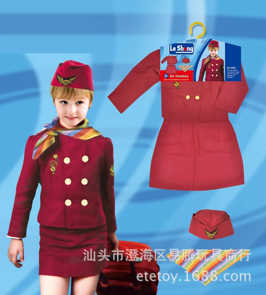 kids air hostess costume