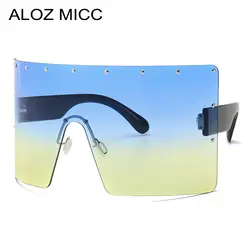 ALOZ MICC модные неравномерные солнцезащитные очки для женщин 2018 брендовые дизайнерские Универсальные Металлические солнцезащитные очки