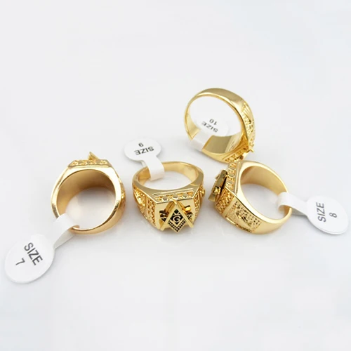 

Fashion Women Men Freemasonry Masonic Alloy Finger Ring Gift Unisex Jewelry
