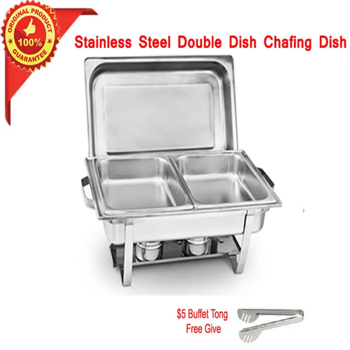 Wholesale Hight Quality Foldable Chafing Dish Double Dish Stainless