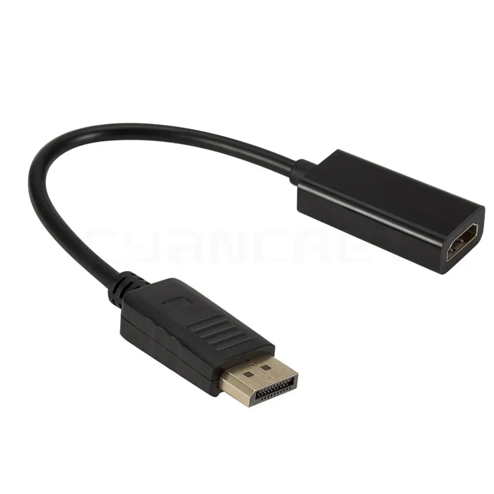 Video Cable Convert Displayport DP to HDMI Port Cable Male-Female Adapter for Computer HDTV Monitor Projector Support 1080P Video Cable Convert Displayport DP to HDMI Port Cable Male-Female Adapter for Computer HDTV Monitor Projector Support 1080P
