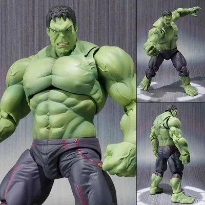 Невероятный Халк Железный человек Бастер Мстители Возраст Ultron SHF 16 см ПВХ