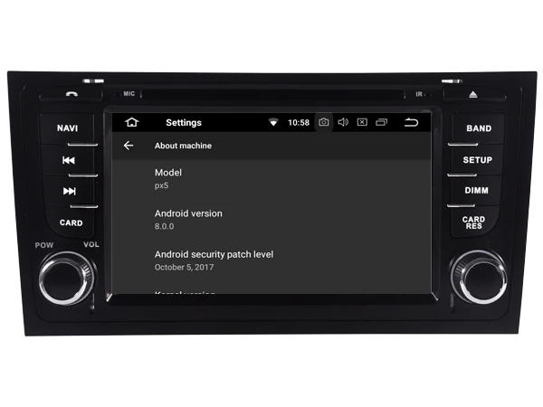 Top Android 8.0 8 cores 4gb RAM car dvd player for AUDI A6 S6 RS6 1997-2004 ips screen headunits tape recorder radio gps navigation 2