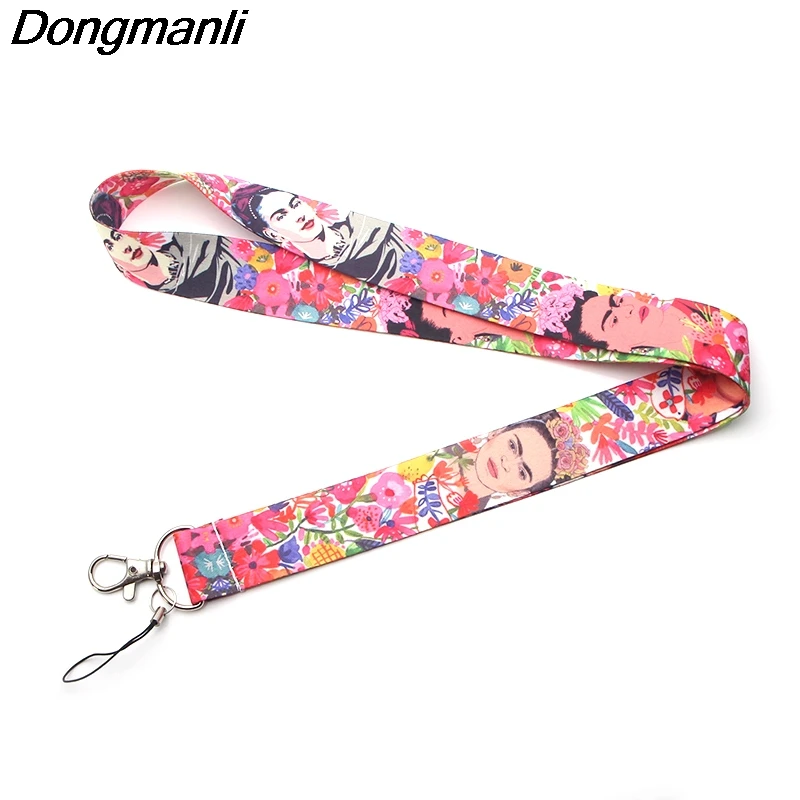 

P2820 Dongmanli Mexican artist Lanyard Badge ID Lanyards/ Mobile Phone Rope/ Key Lanyard Neck Straps keychain for key