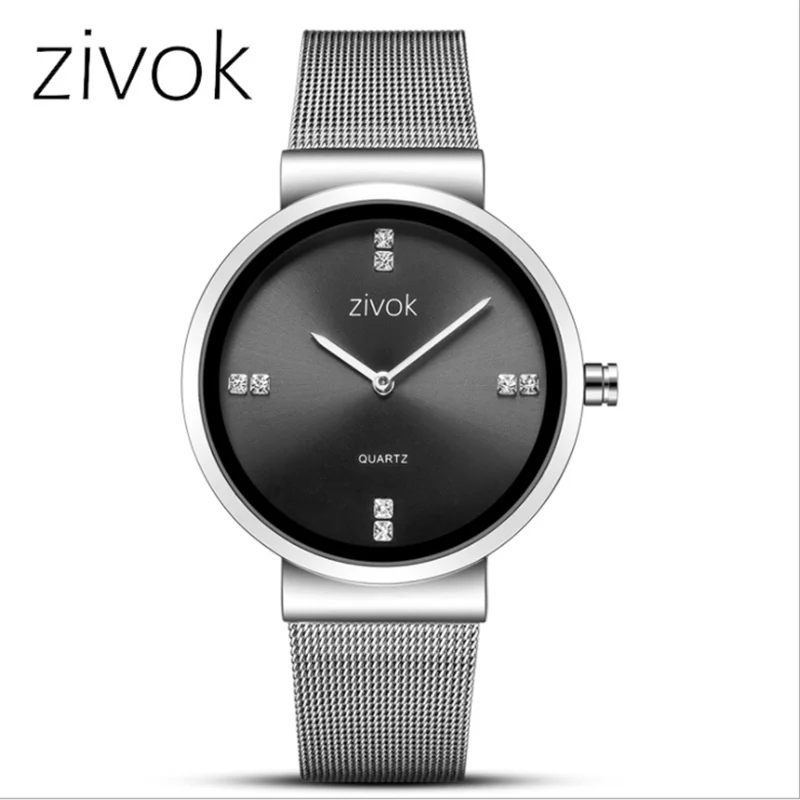 

New Fashion Simple Diamond Business Steel Belt Quartz Couple Men's Watch Men Watches 2019 Chronograph