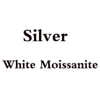 14 к белое золото и серебро серьги-гвоздики с муассанитом серьги белый и черный Муассанит 1CTW 5 мм помолвка Свадьба для женщин - Цвет камня: Silver-White moissan
