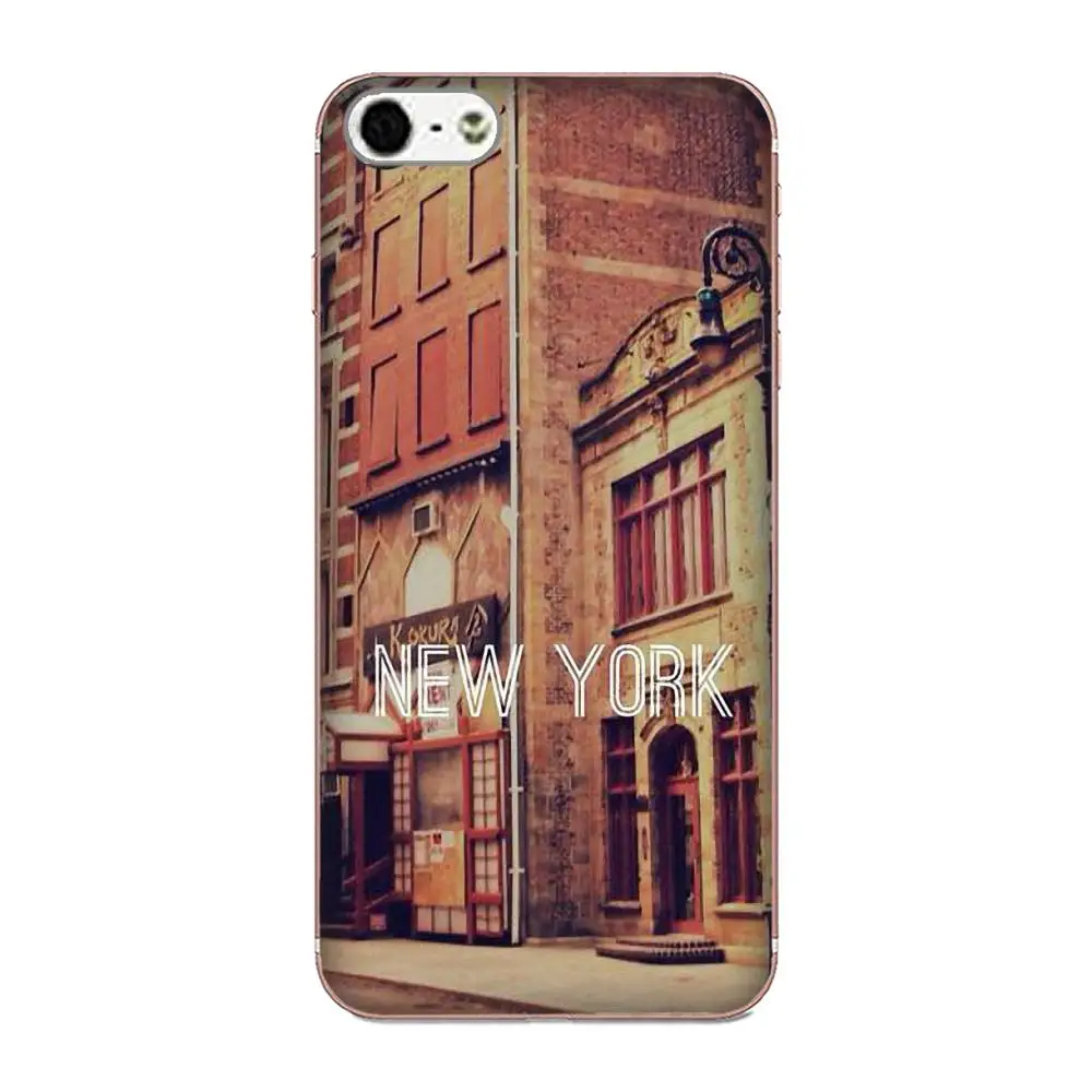 Мягкий чехол для Xiaomi Redmi Note 2 3 3S 4 4A 4X 5 5A 6 6A Pro Plus Nyc New York Cities|Чехлы-накладки| |