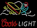 Coors Licht Schneemobil Glas Neon Licht Zeichen Bier Bar-in Neonröhren & Röhren aus Licht & Beleuchtung bei