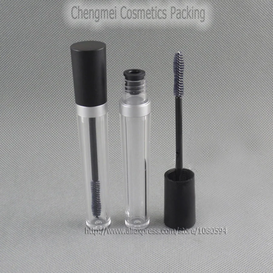 100pcs/lot 8ml Plastic Empty Mascara Tube Transparent Make Up Cream