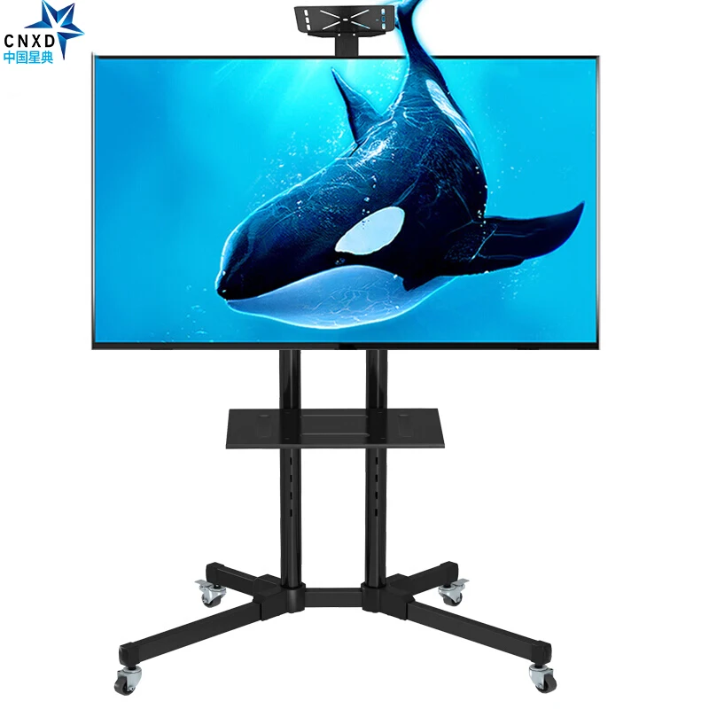 Mobile TV Cart with Universal TV Mount for 32-60