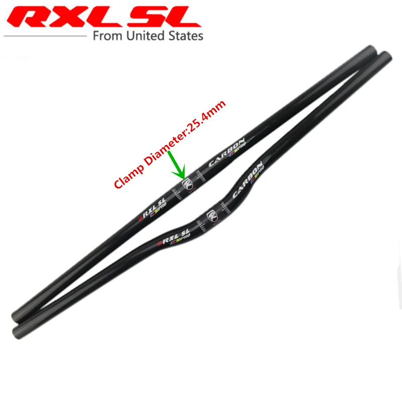 Руль велосипедный RXL SL 25 1 26 5 мм 3K глянцевый|mountain bike handlebar|bike handlebarbicycle handlebar |