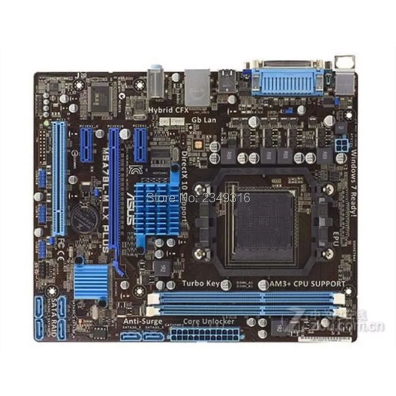 

For Asus M5A78L-M LX PLUS Desktop Motherboard 760G 760L Socket Socket AM3 AM3+ DDR3 UEFI BIOS Original Used Mainboard