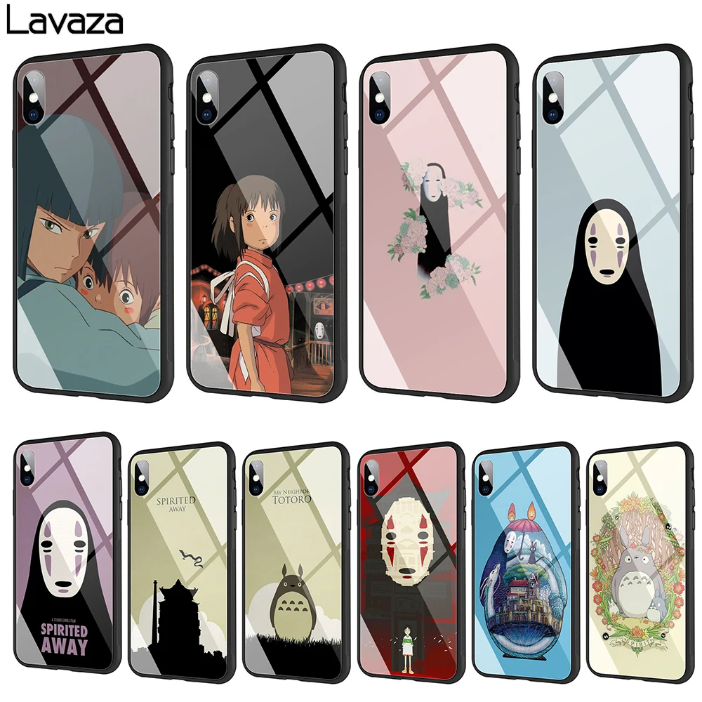 Lavaza Studio Ghibli Spirited Away Totoro закаленное стекло чехол из термопластичного полиуретана