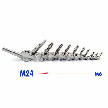 

1Pack M6 M8 M10 M12 M14 M16 M20 M24 SS304 Stainless Steel Long Wing Nuts Stainless Bolts & Screws Claw nuts And Bolts Hardware