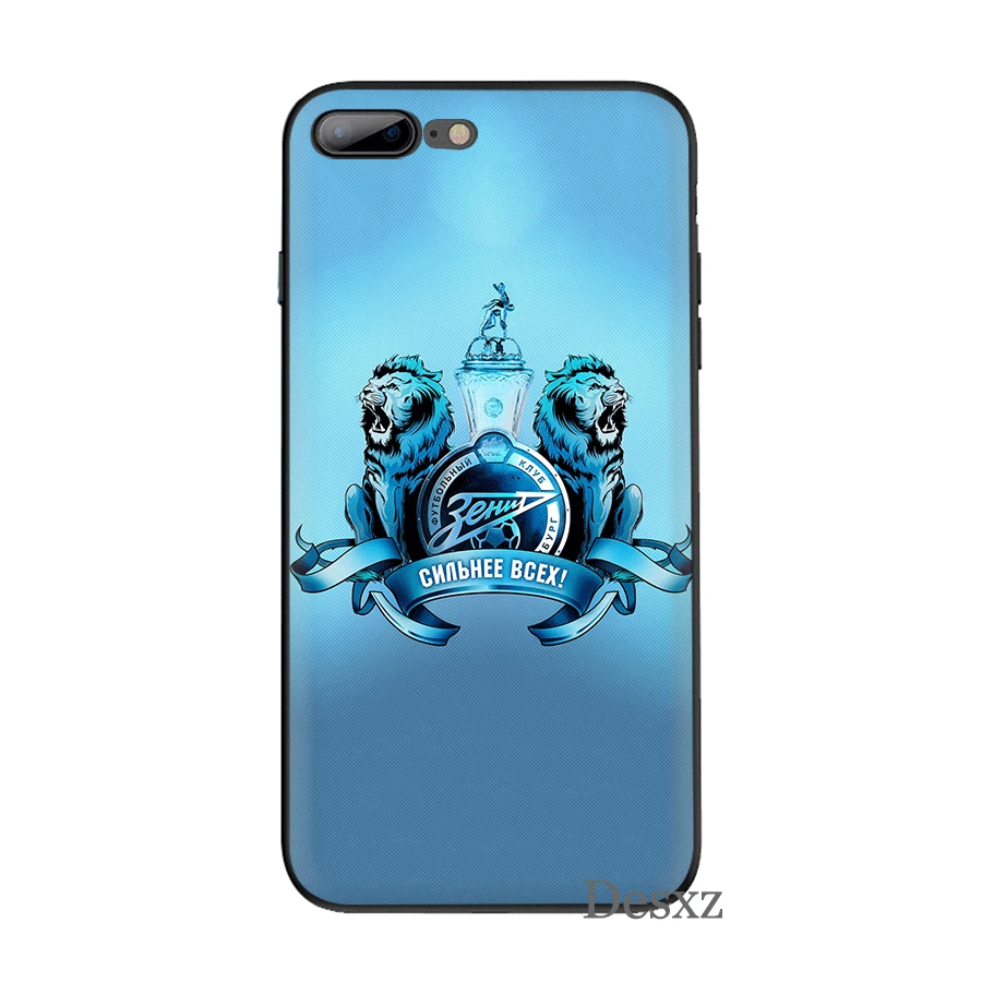 Силиконовый ТПУ чехол для телефона Zenit St petersber для iPhone 11 Pro X XS Max XR iPhone 6 6s 7 8 Plus 5 5S SE защитный чехол