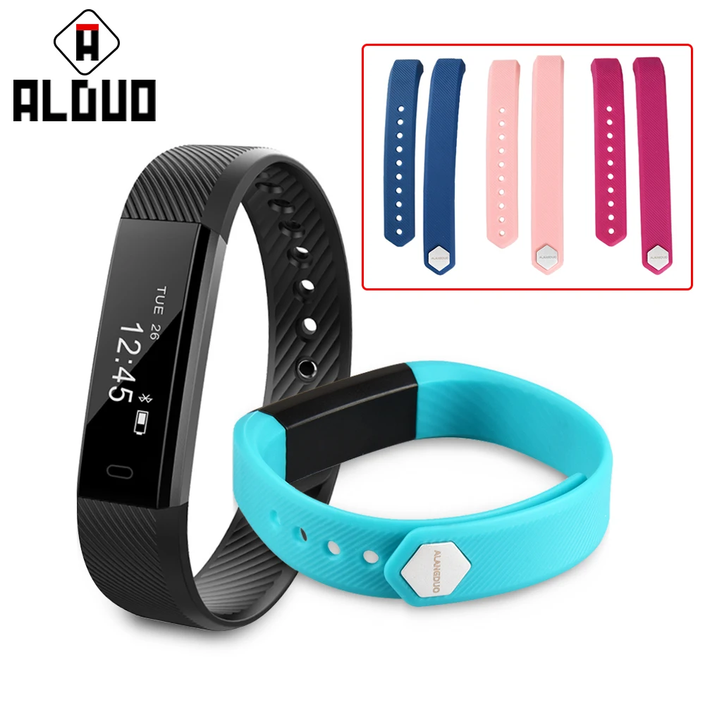 

ID115 HR Strap Bracelet Colorful Straps For ID115 Wristband Replacement Smart Band Accessories For id115 hr Silicone Belt
