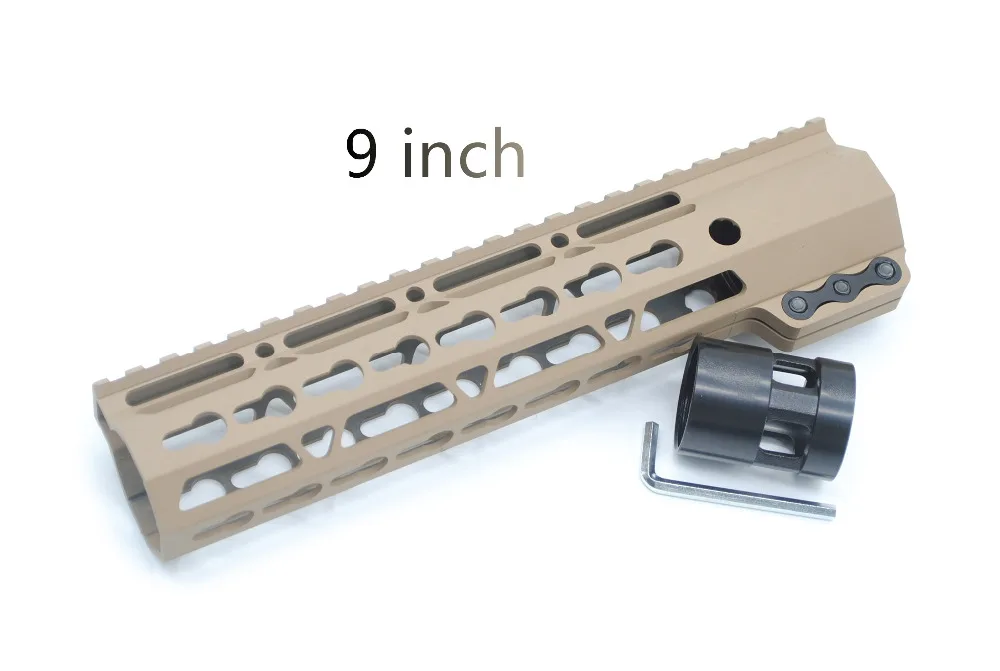 AR15 Tan напечатанный 7 'Ə'' 10 'ཇ'' 12 'ཉ 5'' 15 ''дюймовый Keymod