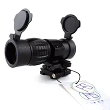 Tactical 3X Magnifier Scope Optics Scopes Riflescope Compact Sight with Flip UP Mount Side Picatinny Weaver Rail Airsoft Rifle Tactical 3X Magnifier Scope Optics Scopes Riflescope Compact Sight with Flip UP Mount Side Picatinny Weaver Rail Airsoft Rifle