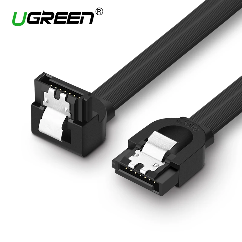 Ugreen Sata 3,0 кабель супер скорость SSD HDD 2,5 Sata III прямой правый угол жесткий диск для ASUS Gigabyte MSI материнская плата - изображение