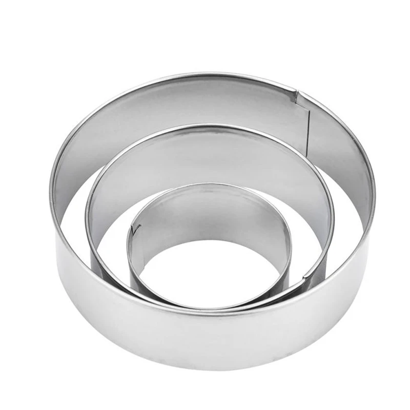 2018 New   Stainless Steel Cake Biscuit Cookie Cutter Mold DIY Baking Pastry Tool Easy operation Lightweigh Hot C0404#0         04