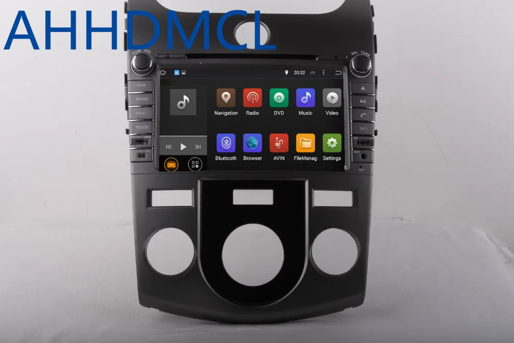 

Car Multimedia Player Stereo Radio Audio DVD Android 7.1.1 Navigation For Kia Cerato Shuma Forte Koup 2008 To 2012 Manual A/C