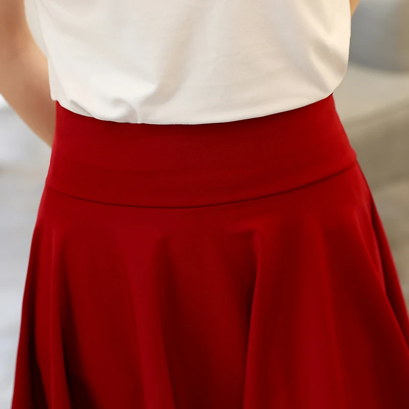 TIGENA Plus Size Mini Shorts Skirts Women 2019 Casual A-line High Waist Pleated Skirt Female School Girl Skater Skirt Black Blue TIGENA Plus Size Mini Shorts Skirts Women 2019 Casual A-line High Waist Pleated Skirt Female School Girl Skater Skirt Black Blue