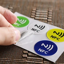 6 шт. NFC метки наклейки Ntag216 NDEF 868 байт 13,56 МГц Rfid бирка для всех NFC android телефонов