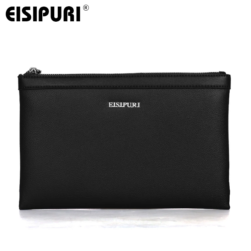

EISIPURI Famous Brand Men Wallet Luxury Long Clutch Handy Bag Moneder Male Leather Purse Men's Clutch Bags carteira Masculina