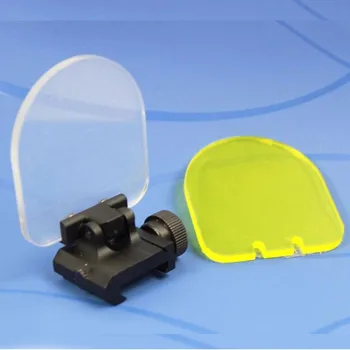 

Hunting Sight Scope Lens Screen Protector Shields Folding Airsoft Foldable Protective Lens Cover 20mm Rail