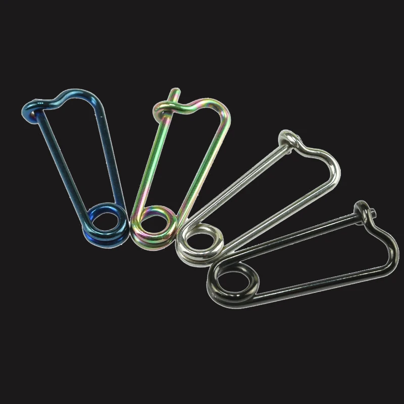Ear Expanders body piercing Jewelry Stainless Steel Safety Pin Nose