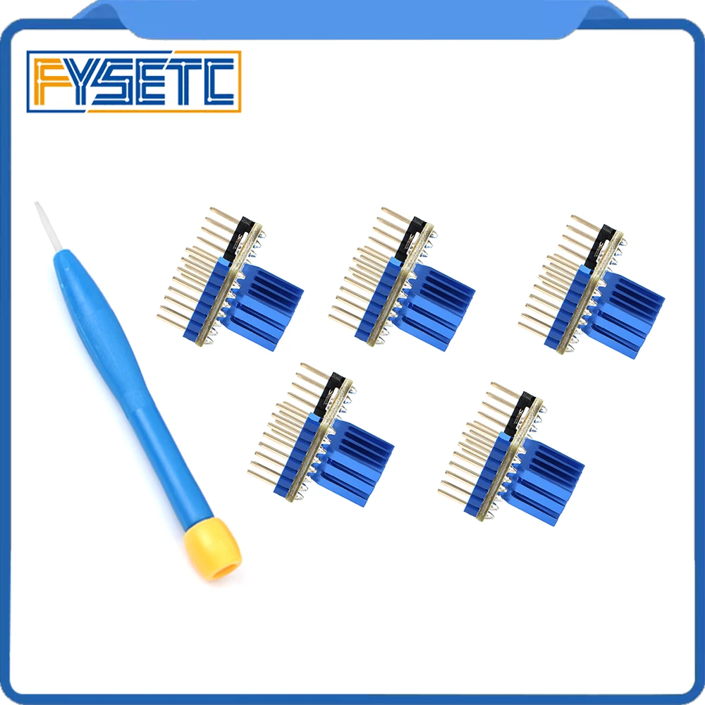 

6pcs TMC2209 v2.0 Stepsticks Mute Driver Stepping Motor Driver 256 Microsteps Current 2.8A Peak 3d Printer Parts VS TMC2208