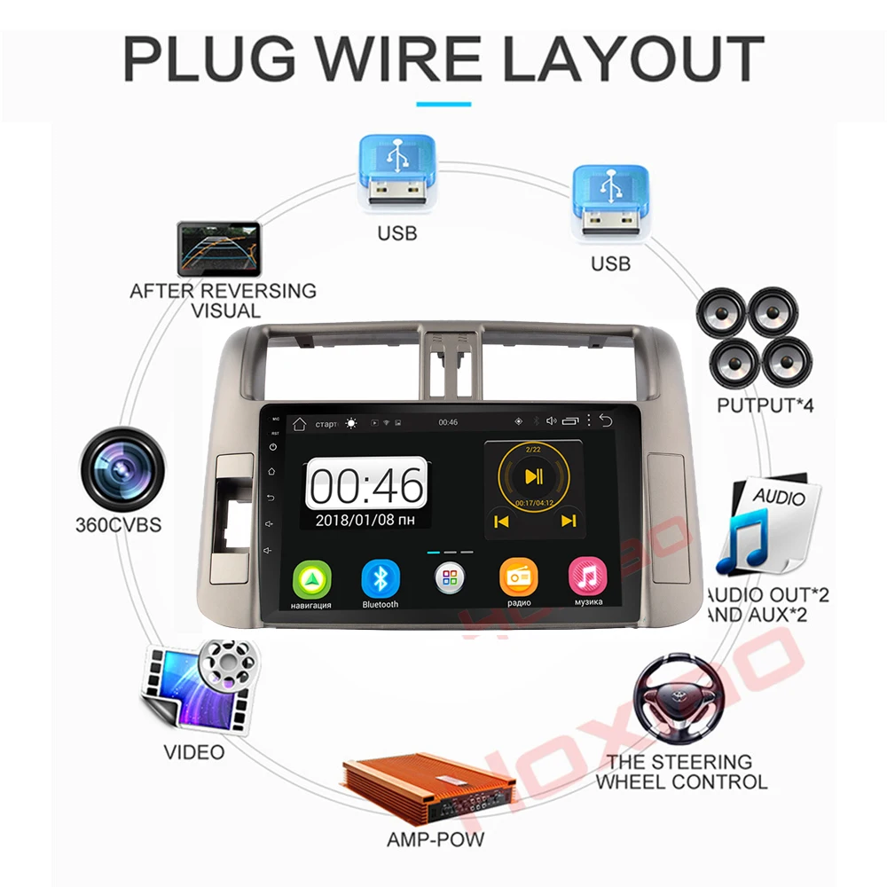 Discount Android Car Radio for Toyota Prado 150 2010-2013 9inch 2.5D Quad Core wifi Bluetooth video audio Multimedia 2 din car dvd playe 3 Discount Android Car Radio for Toyota Prado 150 2010-2013 9inch 2.5D Quad Core wifi Bluetooth video audio Multimedia 2 din car dvd playe 3
